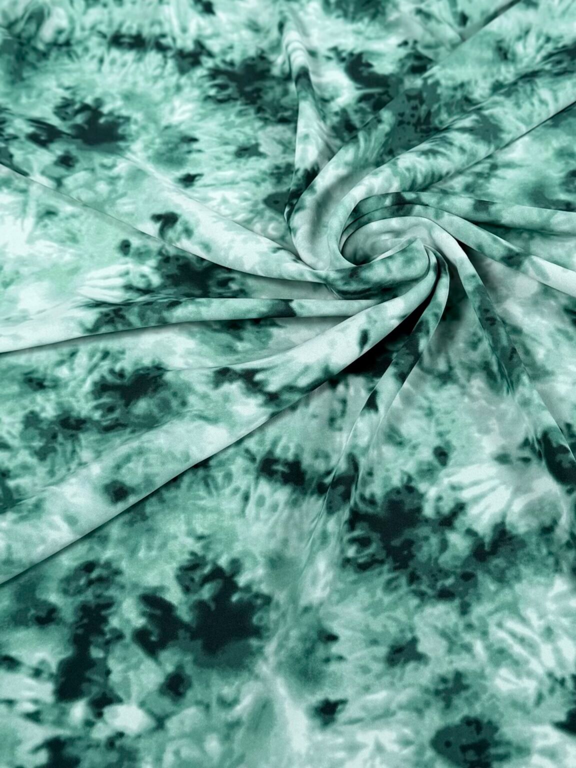 „SPH“ suknelinis audinys „Green Tie Dye“