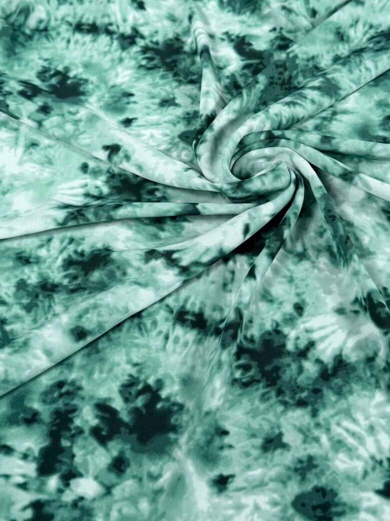 „SPH“ suknelinis audinys „Green Tie Dye“