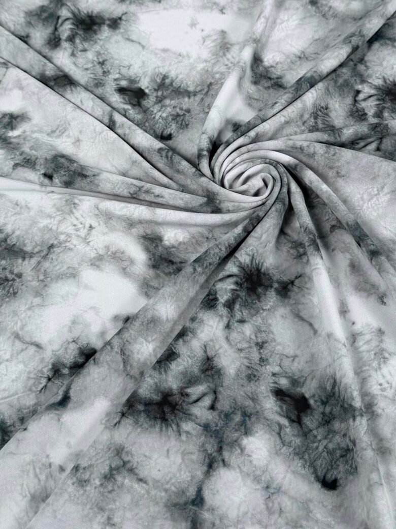 „SPH“ suknelinis audinys „Grey Tie Dye“